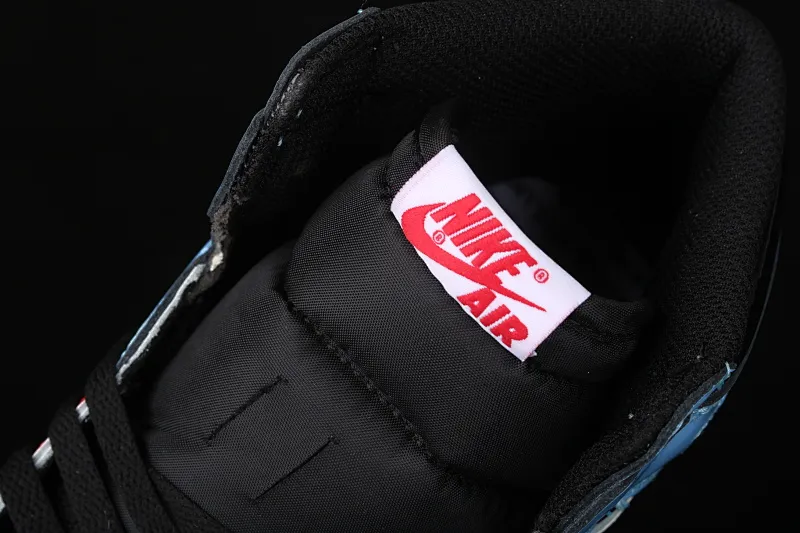 All categories Air Jordan Jordan series basketball shoes Air Jordan 1 High Air Jordan 1 "Fearless" AJ1 Joe 1 high top red and blue patent leather CK5666-100